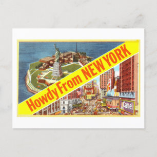  Howdy van New York Briefkaart