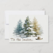 Howdy Western Rustic Watercolor Save The Date (Voorkant)