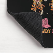 Howdy Western Skeleton Cowgirls Dancing Halloween  Muismat (Hoek)