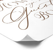 Howdy Wild Western Baby shower Guestbook Sign Poster (Hoek)