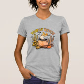 Howdy Witch Westerne Halloween ketel T-shirt (Voorkant)
