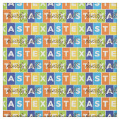 Howdy Y'all Colorful Texas Boxes Pattern Stof (Swatch)
