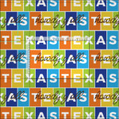 Howdy Y'all Colorful Texas Boxes Pattern Stof (Delen)