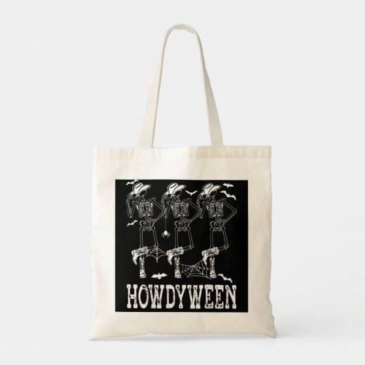Howdy Y'all Rodeo Western Land Southern Cowgirl Tote Bag (Achterkant)