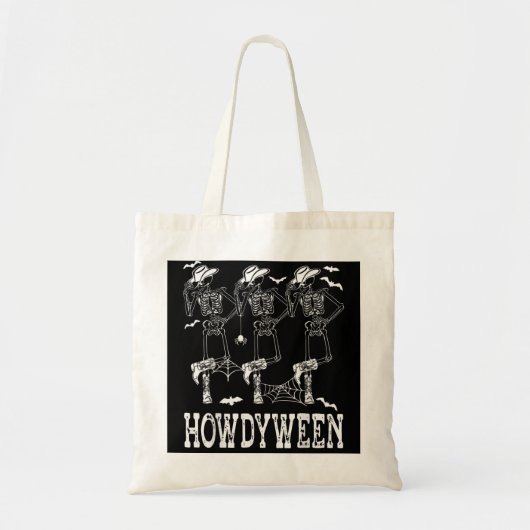 Howdy Y'all Rodeo Western Land Southern Cowgirl Tote Bag (Voorkant)