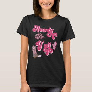 Howdy Y'All Rodeo Western Land Zuid T-shirt