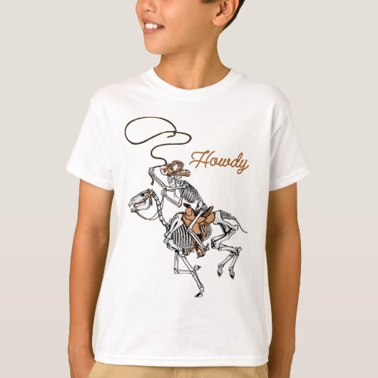 howdy Y'all Texas Cowboy T-shirt (Voorkant)