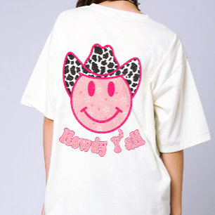 Howdy Y'all Western Cowgirl Bachelorette T-shirt