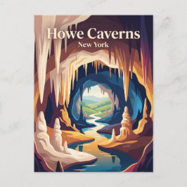 Howe Caverns New York Briefkaart