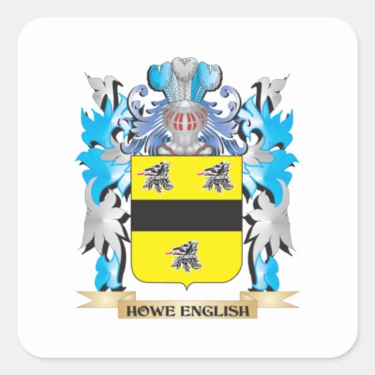 Howe-Engelse wapenstilstand - familiekust Vierkante Sticker (Voorkant)