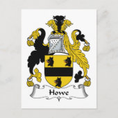 Howe Family Crest Briefkaart (Voorkant)