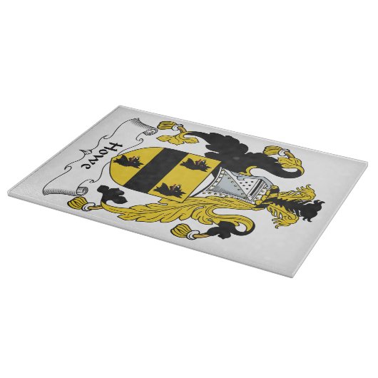 Howe Family Crest Snijplank (Hoek)