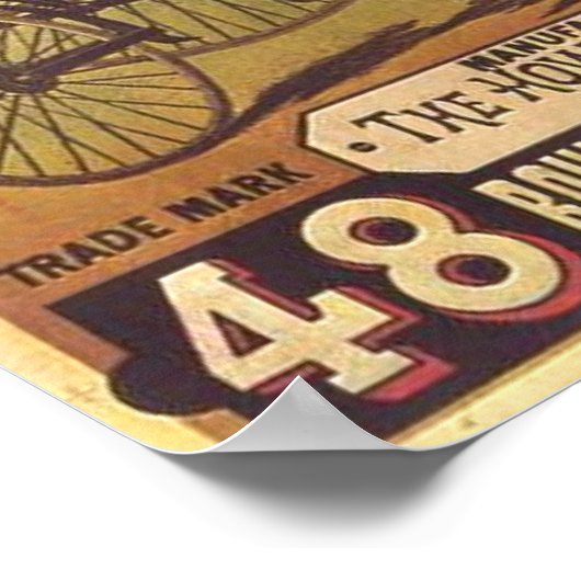 Howe fietsen en driewielers Poster (Hoek)