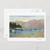 Howe Sound Uitzicht of Union Steamer op Bowen Isla Briefkaart (Voorkant / Achterkant)