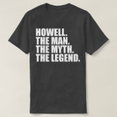 HowellHowell Familienaam Howell Achternaam Howell T-shirt (Design voorkant)