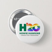 Howie Hawkins 2020 Ronde Button 5,7 Cm (Voorkant /achterkant)