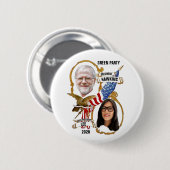 Howie Hawkins/Jia Lee 2020 Ronde Button 5,7 Cm (Voorkant /achterkant)