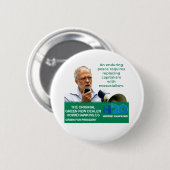 Howie Hawkins voor President Ronde Button 5,7 Cm (Voorkant /achterkant)