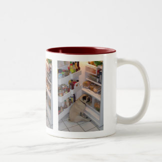 Howie Pee Pugpants Tweekleurige Koffiemok