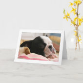 Howie Sleeping Kaart (Gele Bloem)