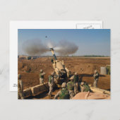 Howitzer Pistool Crew United States Marine Corps Briefkaart (Voorkant / Achterkant)