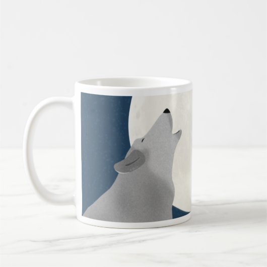 Howl bij de maan Mok (Links)