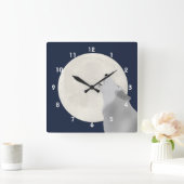 Howl bij de Muurklok Vierkante Klok (Huis)