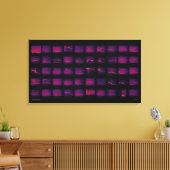 Howl: De geheime taal van de wolven Canvas Afdruk (Insitu (Woonkamer))