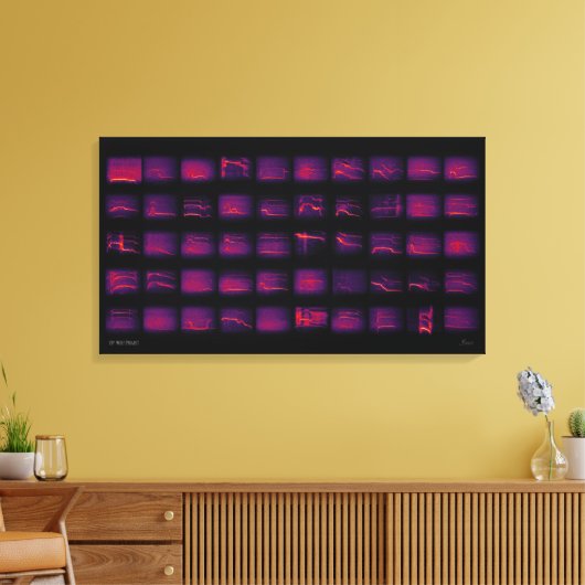 Howl: De geheime taal van de wolven Canvas Afdruk (Insitu (Woonkamer))