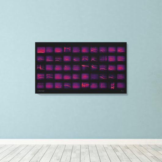 Howl: De geheime taal van de wolven Canvas Afdruk (Insitu (Houten vloer))