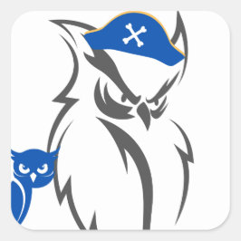 Howl en piraten vierkante sticker