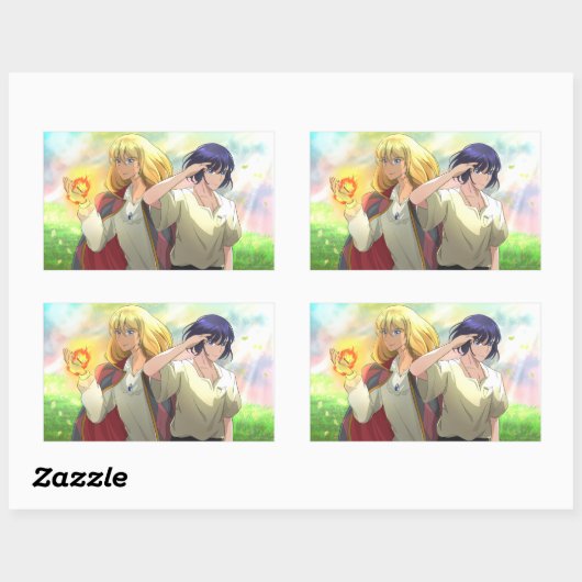 Howl & Howl Rechthoekige Sticker (Vel)