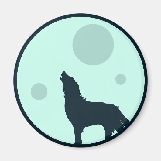 Howl naar de maan magneet (Voorkant)