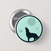 Howl naar de maan ronde button 5,7 cm (Voorkant /achterkant)