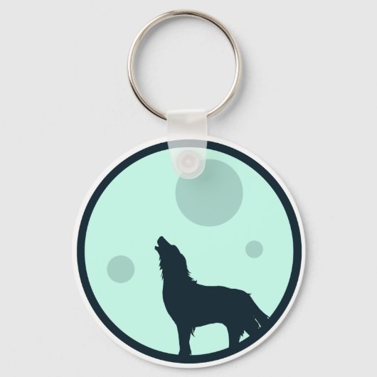 Howl naar de maan sleutelhanger (Voorkant)