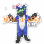 Howl-o-between 2022 sticker (Voorkant)