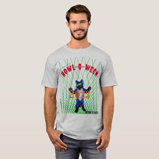 Howl-o-ween 2023 T-shirt (Voorkant volledig)