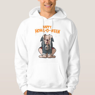 Howl-o-ween Engelse bulldog hond mam halloween kos Hoodie