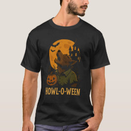 Howl-O-Ween Halloween T-Shirt - Grappige Weerwolf 