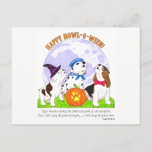 Howl-O-Ween Inspirerend Briefkaart (Voorkant)