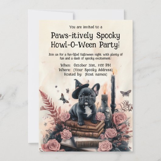 👻🐶Howl-O-Ween Party! Kaart (Voorkant)