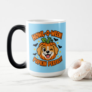 Howl O Ween Pupkin Perfecte Cute Hond Halloween T- Magische Mok
