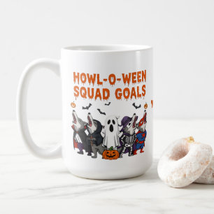 Howl-o-ween Squad Doelen – Grappige Halloween Koffiemok