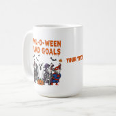 Howl-o-ween Squad Doelen – Grappige Halloween Koffiemok (Voorkant links)