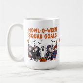 Howl-o-ween Squad Doelen – Grappige Halloween Koffiemok (Links)