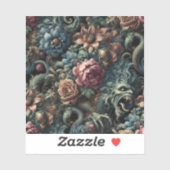 Howl of the Gilded Wild – Gothic Mythical Sticker (Vel)