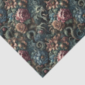 Howl of the Gilded Wild - Gotisch Victoriaans Tissuepapier (Detail)