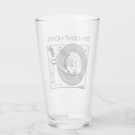 Howl Pint Glass Glas (Achterkant)