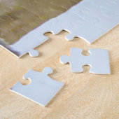 Howlende Wolven.Kerstgroeten Legpuzzel (Zijkant)