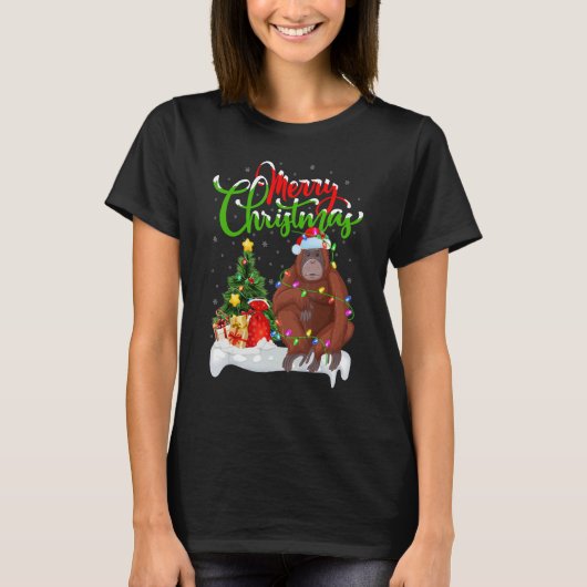 Howler Animal Xmas Decorations Santa Howler Chri T-shirt (Voorkant)